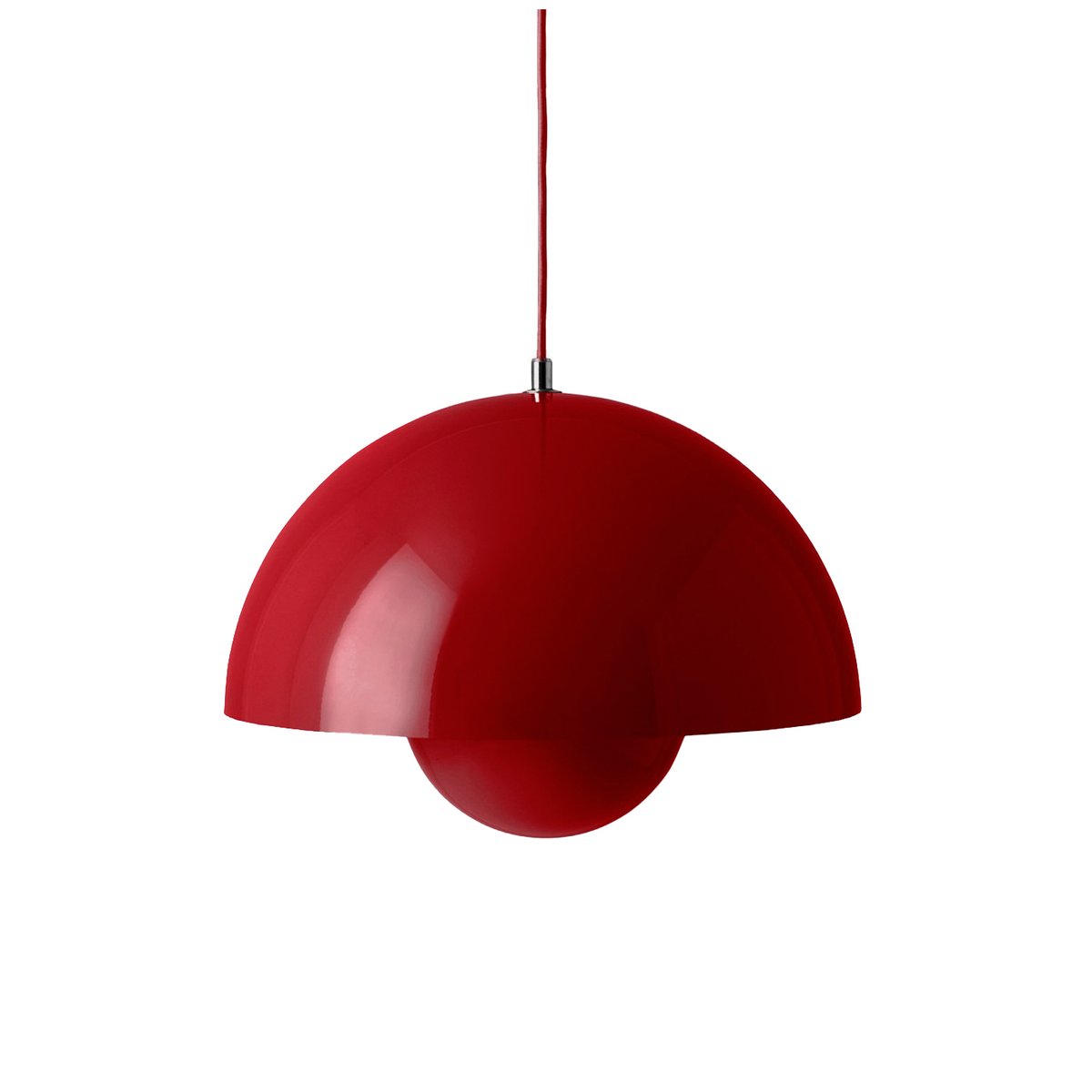 &Tradition Flowerpot pendant lamp VP7 Vermilion red