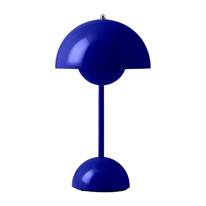 Flowerpot portable bordslampa VP9, Cobalt blue &Tradition