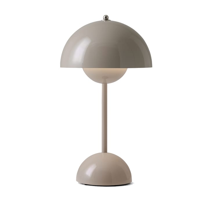 Flowerpot portable bordslampa VP9, grå-beige &Tradition