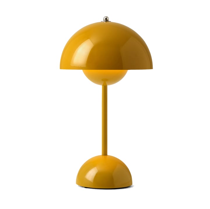 Flowerpot portable bordslampa VP9, Mustard &Tradition