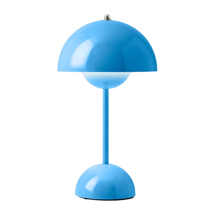 Flowerpot portable bordslampa VP9, Swim blue &Tradition