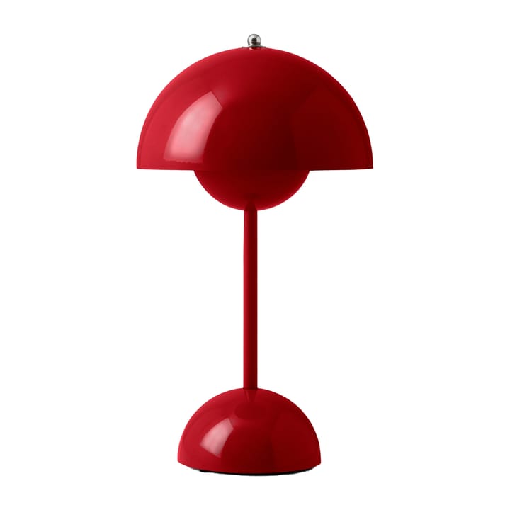 Flowerpot portable bordslampa VP9, Vermilion red &Tradition