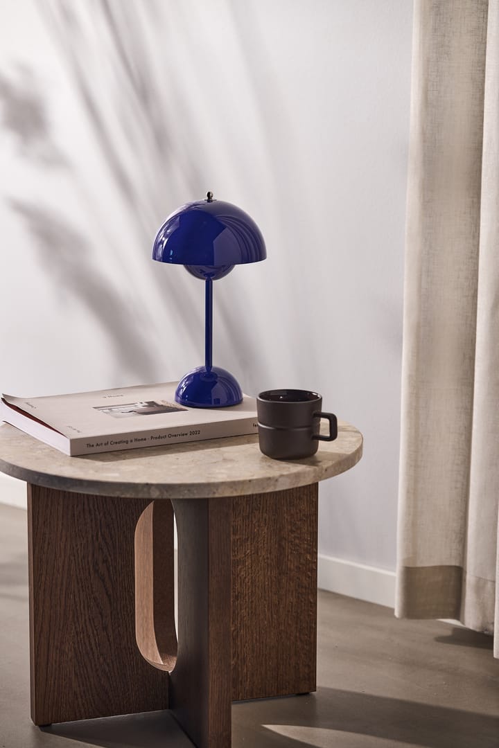 Flowerpot portable table lamp VP9, Cobalt blue &Tradition