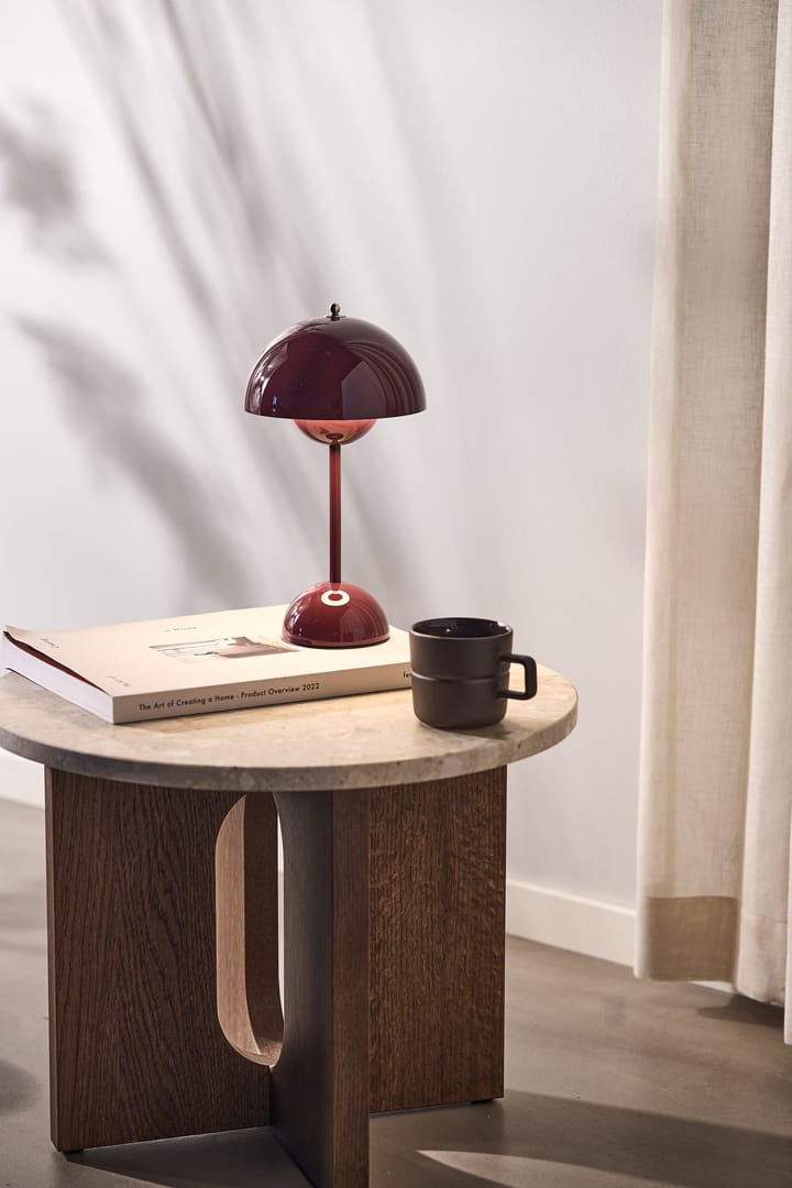 Flowerpot portable table lamp VP9, Dark plum &Tradition