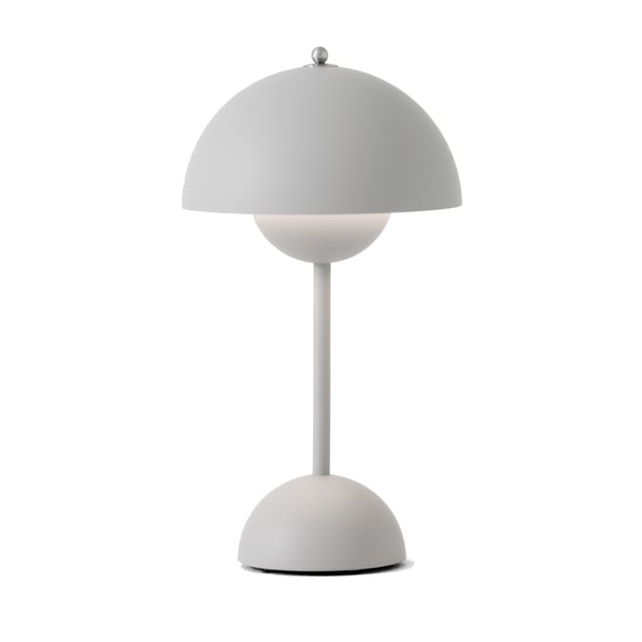 Flowerpot portable table lamp VP9, matte light grey &Tradition