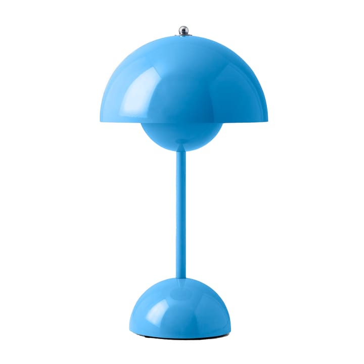 Flowerpot portable table lamp VP9, Swim blue &Tradition