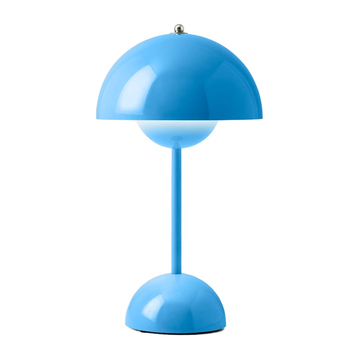 Flowerpot portable table lamp VP9, Swim blue &Tradition