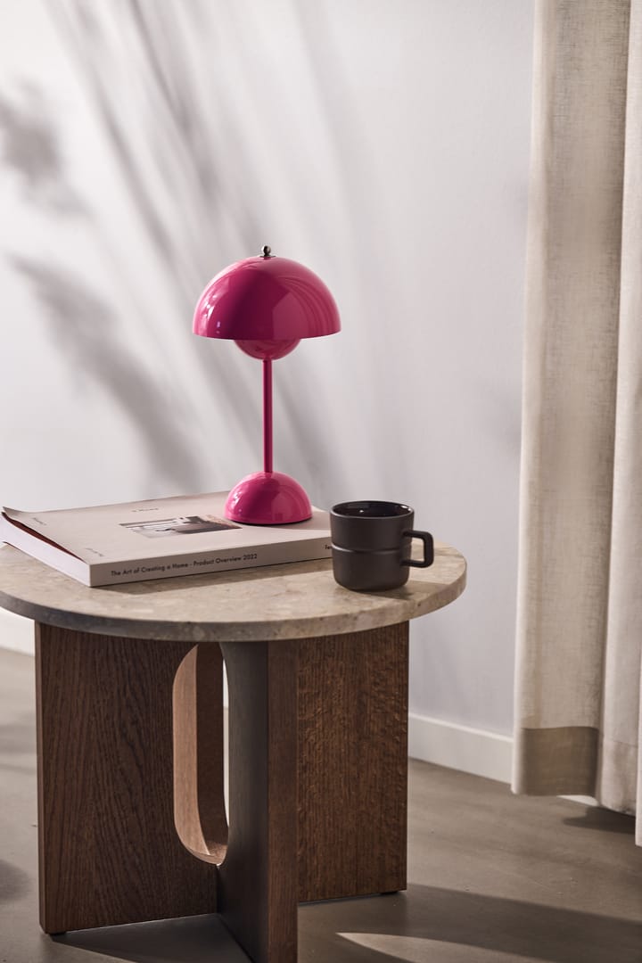 Flowerpot portable table lamp VP9, Tangy pink &Tradition