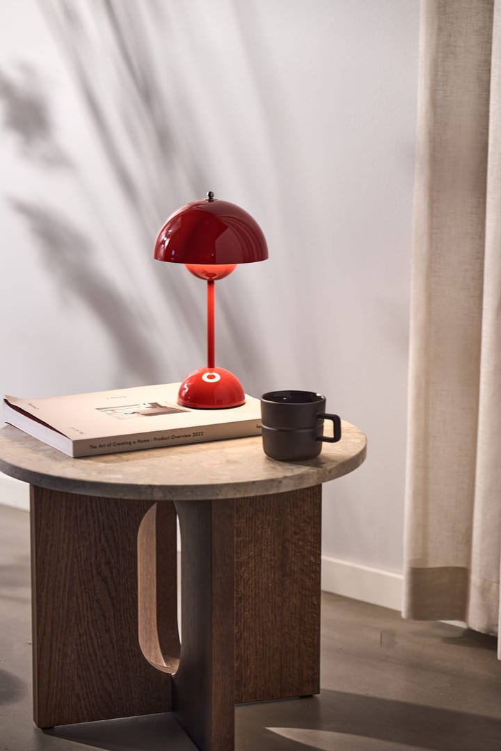 Flowerpot portable table lamp VP9, Vermilion red &Tradition