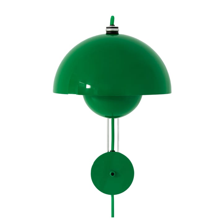 Flowerpot vägglampa VP8, Signal green &Tradition