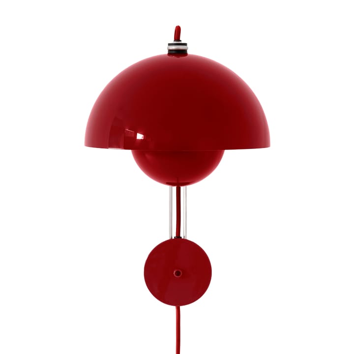 Flowerpot vägglampa VP8 - Vermilion red - &Tradition