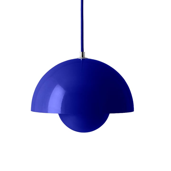 Flowerpot VP1 pendant lamp - Cobalt blue - &Tradition