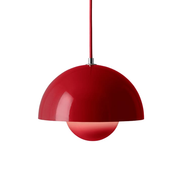 Flowerpot VP1 pendel, Vermilion red &Tradition