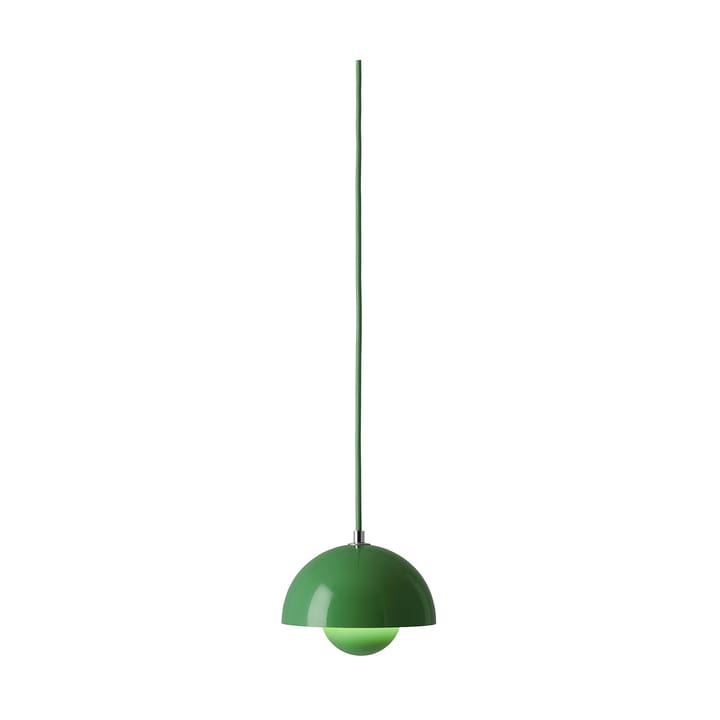 Flowerpot VP10 pendant, Signal green &Tradition