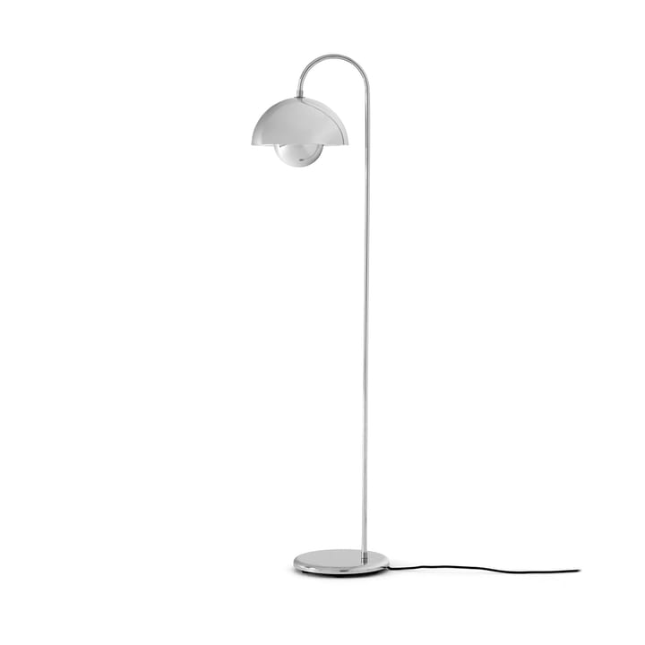 Flowerpot VP12 floor lamp, Chrome &Tradition