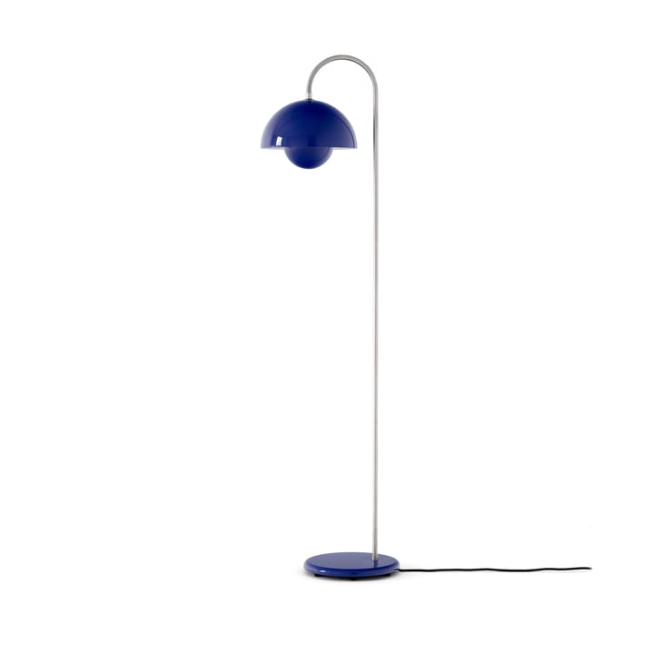 Flowerpot VP12 floor lamp, Cobalt blue &Tradition