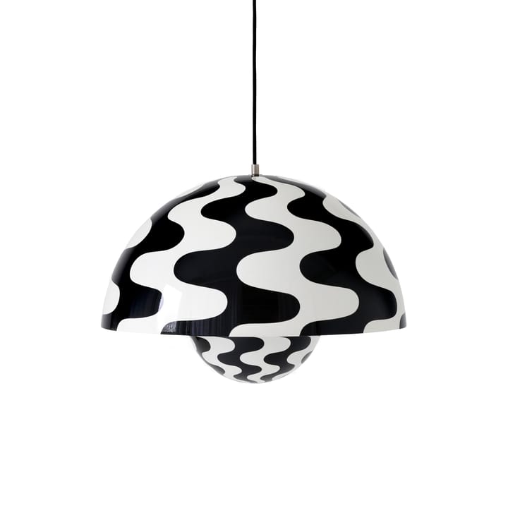 Flowerpot VP2 pendant lamp big - Black-white pattern - &Tradition