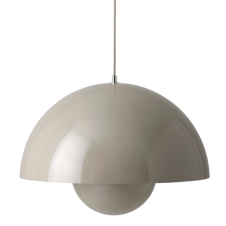 Flowerpot VP2 pendant lamp big - grey-beige - &Tradition