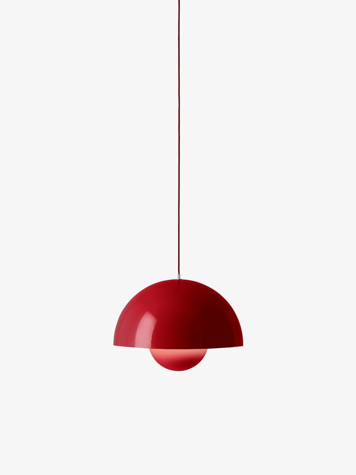 Flowerpot VP2 pendel stor, Vermilion red &Tradition