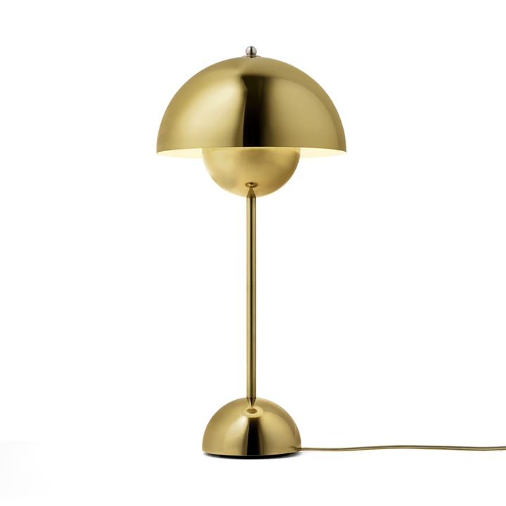 Flowerpot VP3 bordslampa, Brass-plated &Tradition