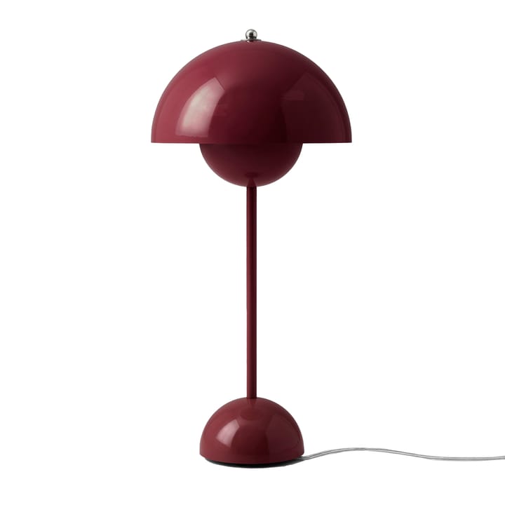 Flowerpot VP3 bordslampa, Dark plum &Tradition