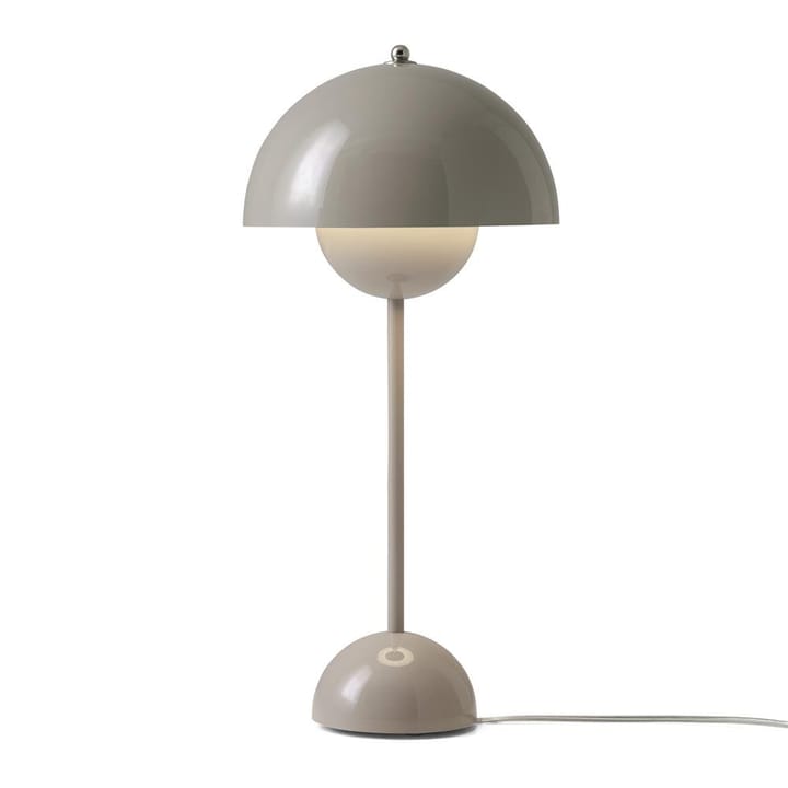 FlowerPot VP3 table lamp, grey-beige &Tradition