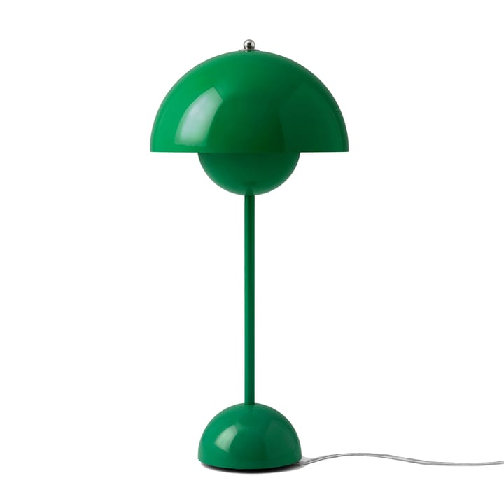 FlowerPot VP3 table lamp, Signal green &Tradition