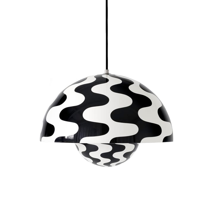 Flowerpot VP7 pendant lamp - Black-white pattern - &Tradition