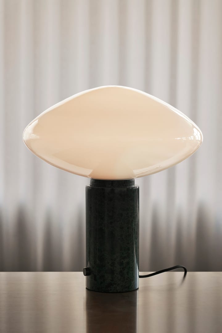 Mist AP17 table lamp Ø37 cm, Matt White & Guatemala Verde &Tradition