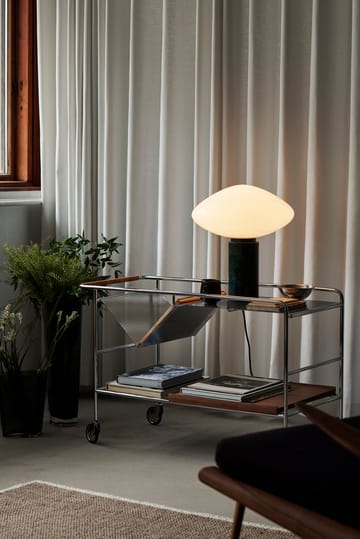 Mist AP17 table lamp Ø37 cm - Matt White & Guatemala Verde - &Tradition