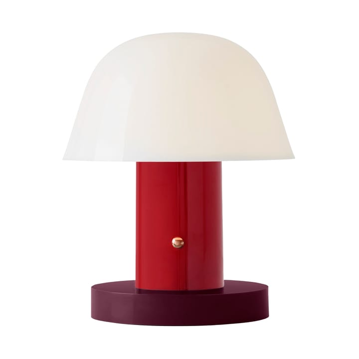 Setago JH27 bordslampa, Maroon-grape &Tradition