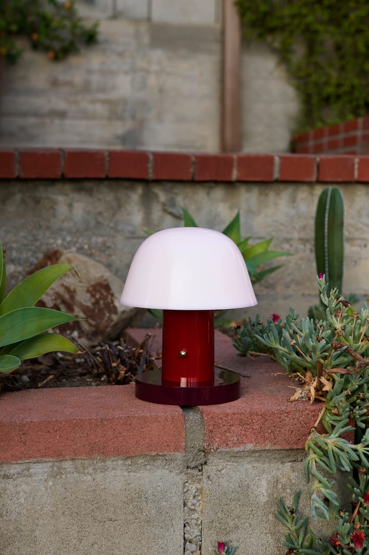 Setago JH27 bordslampa, Maroon-grape &Tradition