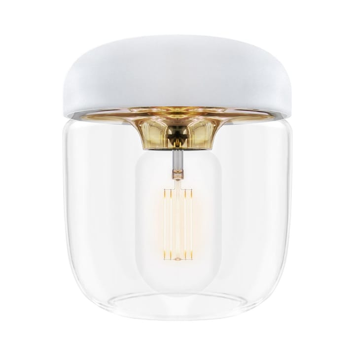 Acorn lamp shade white, polished brass Umage