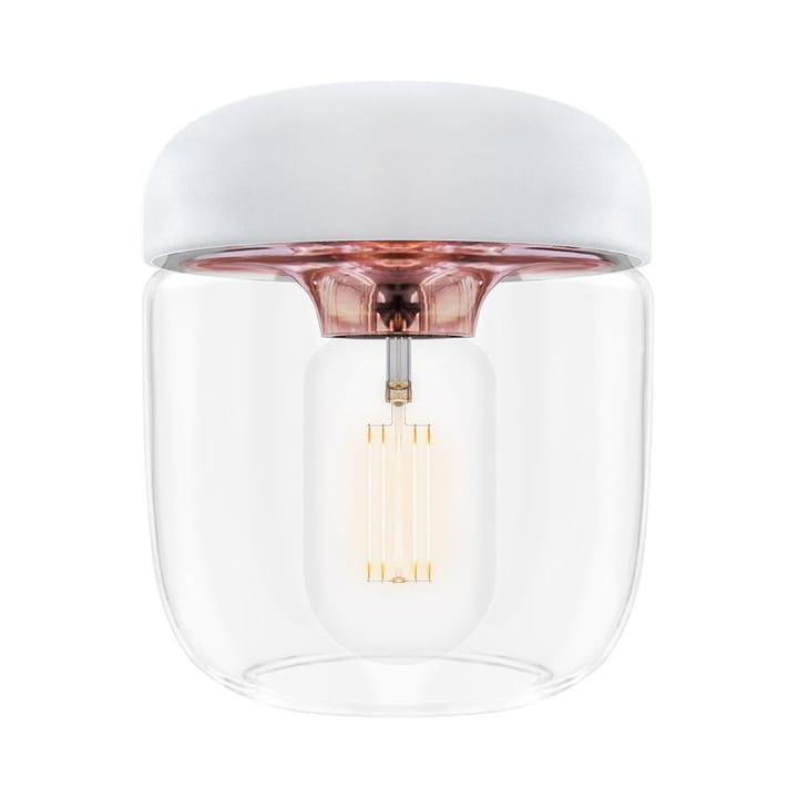 Acorn lamp shade white, polished copper Umage