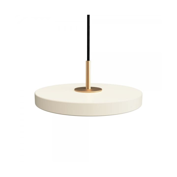 Asteria Micro pendant lamp Ø15x4.7 cm, Pearl white Umage