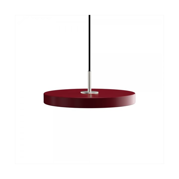 Asteria Mini Chrom Pendelleuchte Ø31x10,5 cm, Rot Umage