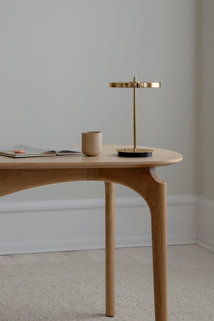 Asteria Move table lamp, Polished brass Umage