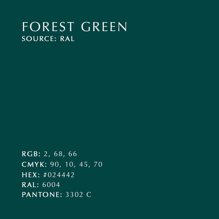 Asteria taklampa, Forest green Umage