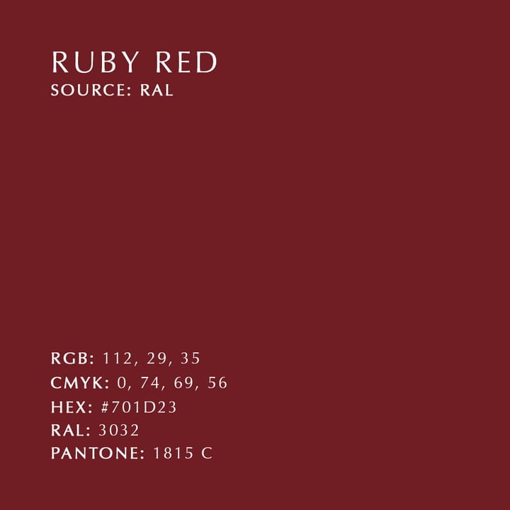 Asteria Tischleuchte, Ruby red Umage
