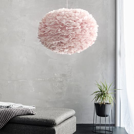 Eos lamp light pink, Large Ø65 cm Umage