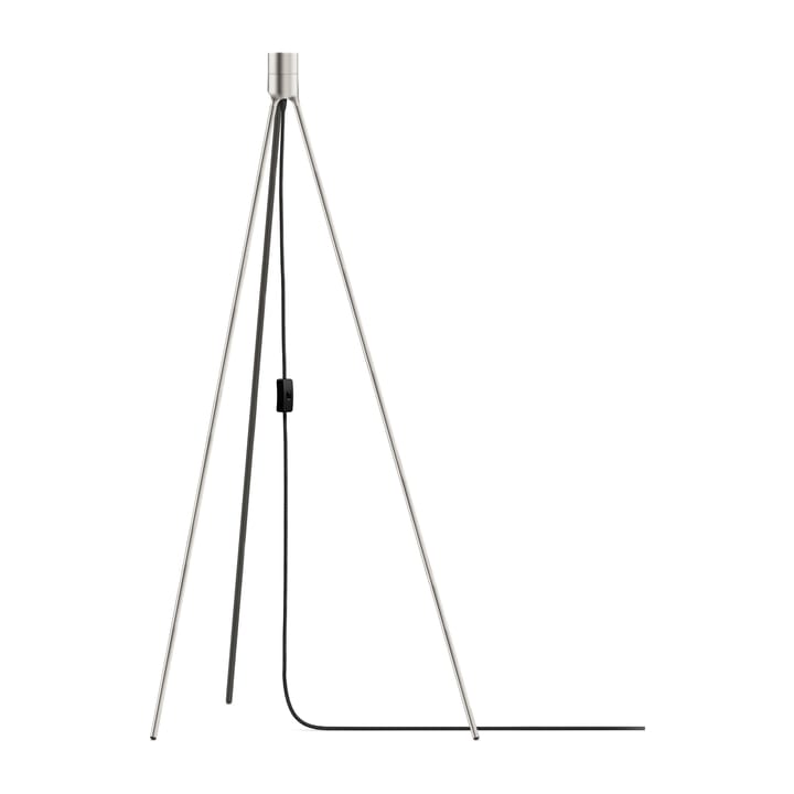 Tripod lamp stand floor, Brushed steel Umage