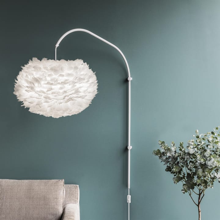 Willow wall hanger for lamp single, white Umage