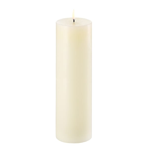 Pillar LED-ljus 7,8 x 25 cm - Ivory - Uyuni Lighting