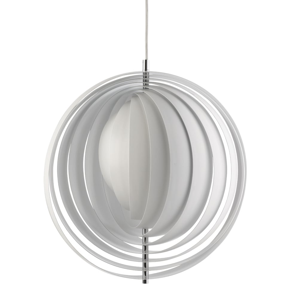 Verpan Moon pendant lamp Ø44.5 cm White