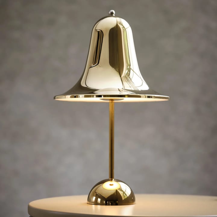 Pantop portable bordslampa 30 cm, Shiny brass Verpan