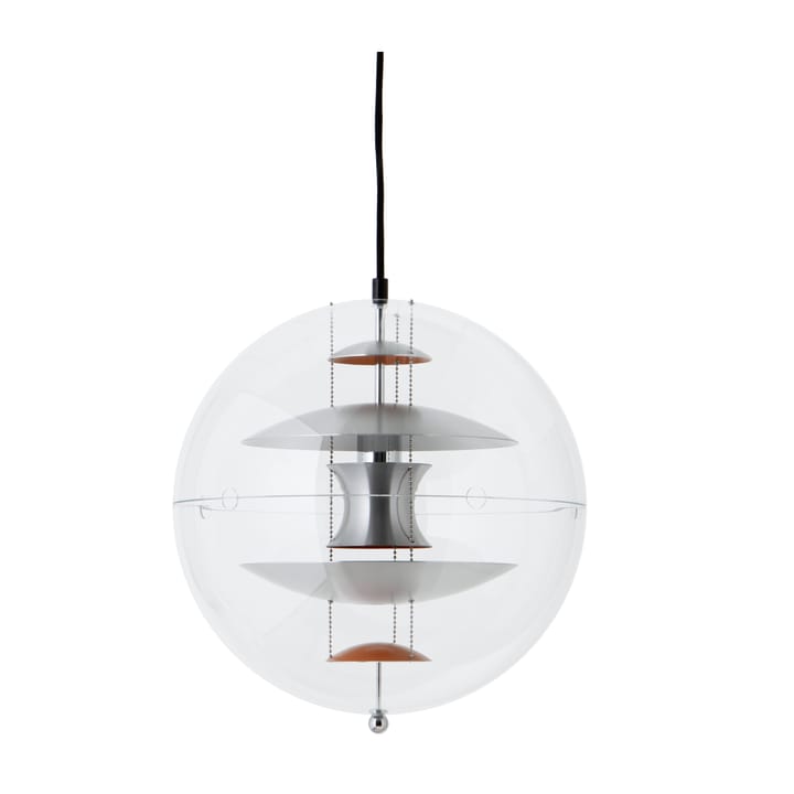 VP Globe Brushed Alu ceiling lamp, Ø40 cm Verpan