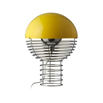 Wire bordslampa Ø30 cm - Chrome-yellow - Verpan