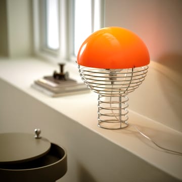 Wire table lamp Ø30 cm - Chrome-orange - Verpan