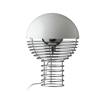 Wire table lamp Ø30 cm - Chrome-white - Verpan