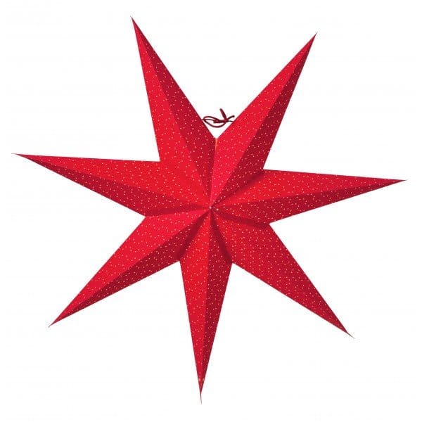 Aino Christmas star slim red, 60 cm Watt & Veke